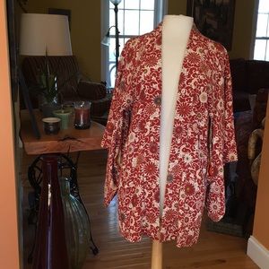 Short Japanese Yukata. Authentic Japanese garment.